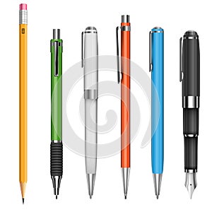 Pens and pencils