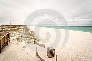 Pensacola Beach on a Cloudy Day