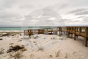 Pensacola Beach on a Cloudy Day