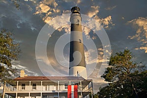 Pensacola Lighthouse at Dusk