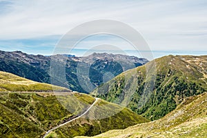 Penser yoke or Penser Joch in the mountains of south tyrol italy europe