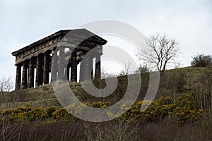 Penshaw Monument - famous landmark in Country Durham, North East England.