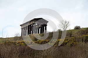 Penshaw Monument - famous landmark in Country Durham, North East England.