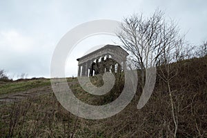 Penshaw Monument - famous landmark in Country Durham, North East England.