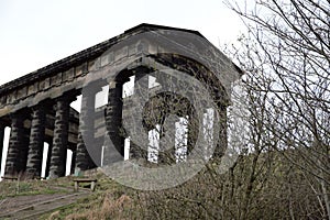 Penshaw Monument - famous landmark in Country Durham, North East England.