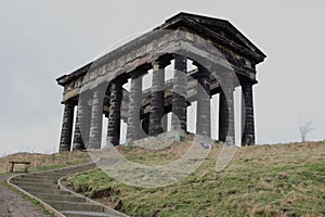 Penshaw Monument - famous landmark in Country Durham, North East England.