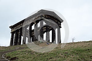 Penshaw Monument - famous landmark in Country Durham, North East England.