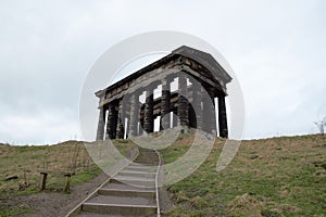 Penshaw Monument - famous landmark in Country Durham, North East England.