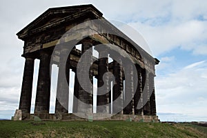 Penshaw Monument - famous landmark in Country Durham, North East England.