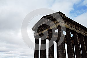 Penshaw Monument - famous landmark in Country Durham, North East England.