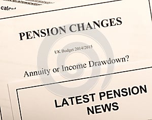 Pension change documents