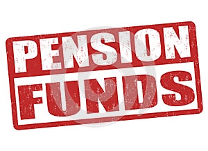 Pension funds sign or stamp