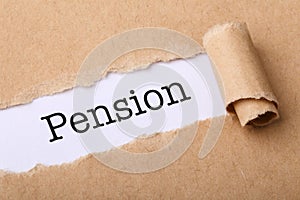 Pension Paper Tear