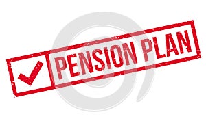 Pension Plan rubber stamp