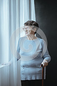 Pensioner in nursing house
