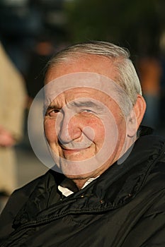 Pensioner Smiling