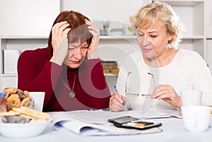 pensioners females with utilities bills