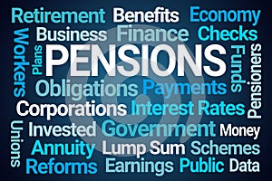 Pensions Word Cloud