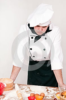 Pensive chef