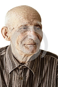 Pensive senior man