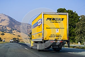 Penske rented truck