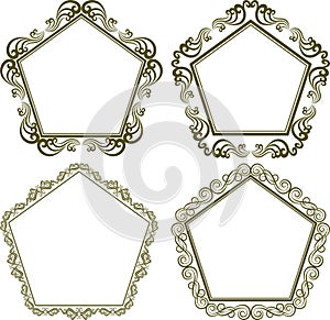 Pentagonal frame photo