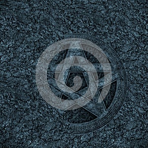 Pentagram background photo