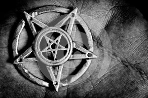 Pentagram in hand