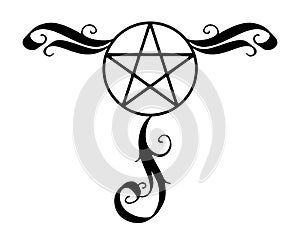 Pentagram occult symbol