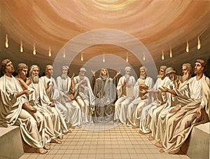 Pentecost. The Descent Of The Holy Spirit. photo