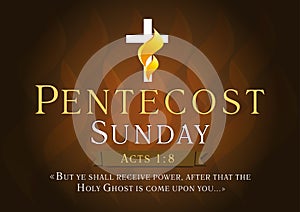 Pentecost sunday card