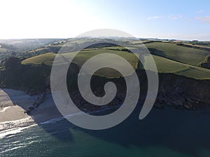 Pentewan Sands in Cornwall