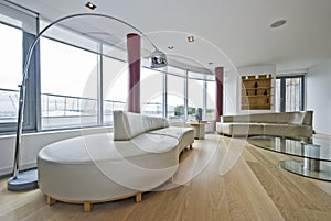 Penthouse living room