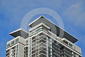 Penthouse, top most unit of luxury condominium block all with large spacious balcony & window a Mont Kiara, Kuala Lumpur, Malaysia