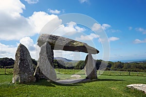 Pentre Ifan Burial Chamber Preseli hills Pembrokeshire Wales