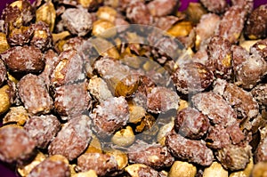 Penuts salted and rosted tasty photo