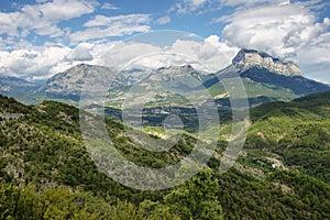 Penya Montanyesa in the Aragonese Pyrenees, Spain.