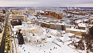 Penza city. Holy Trinity Convent. View from above