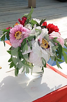 Peony bouquet