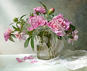 Peony bunch