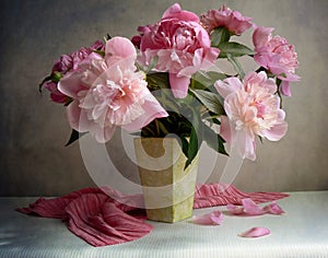 Peony bunch