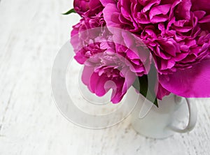 Peony flowers