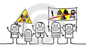 People against nuclear power
