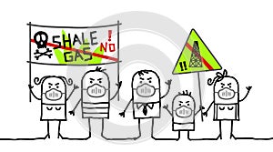 People against shale gas