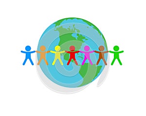 The people around of a planet