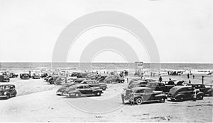 People At The Beach Late 1940s