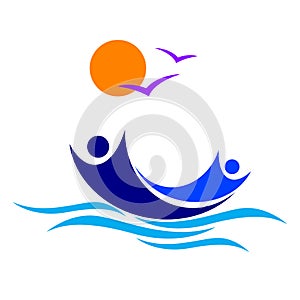 People boat logo