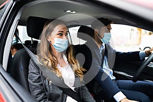 People Carpooling And Car Sharing