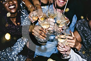 People celebrating in a party photo