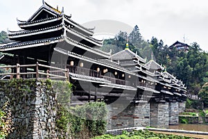 people Chengyang Wind and Rain Bridge